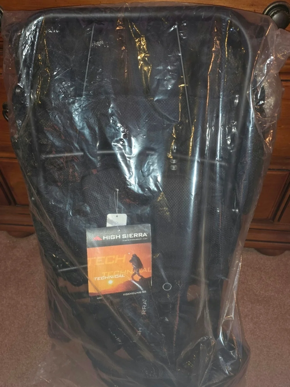 High Sierra 50L FoxHound Backpack Color Black
